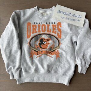 Vintage Baltimore Orioles Baseball Crewneck Retro MLB Baltimore Orioles Shirt